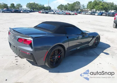 2014 Chevrolet Corvette Stingray Z51 z USA, uszkodzony, nr VIN 1G1YL3D70E5110276
